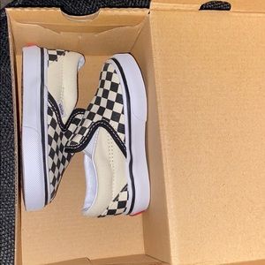 Toddler checkered vans